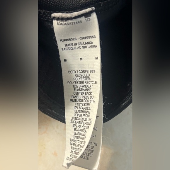 Nike Big Swoosh Black Sports Bra Women’s Medium EUC - Picture 5 of 5